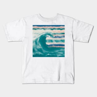 Wave and Stripes Kids T-Shirt